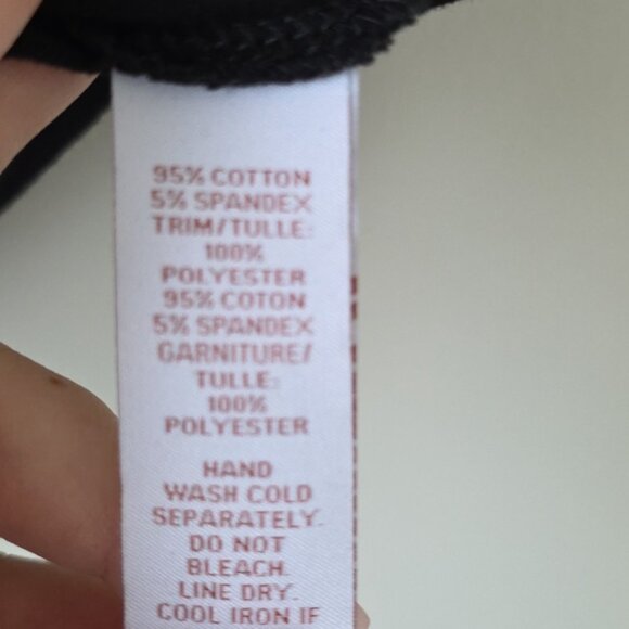 SCRIPTED | Tulle Ruffles Shirt Top Black Cotton Sz LARGE - Picture 6 of 6